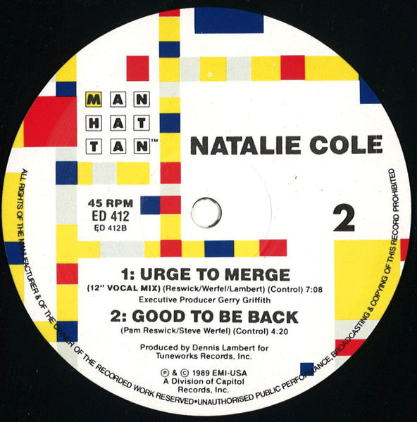 Natalie Cole : Miss You Like Crazy (12")