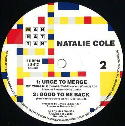 Natalie Cole : Miss You Like Crazy (12")