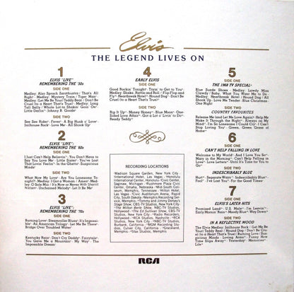 Elvis* : The Legend Lives On (7xLP, Comp + Box, Col)