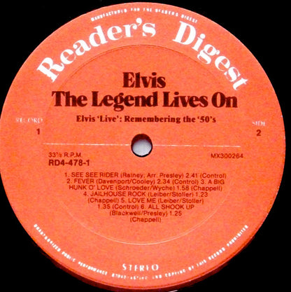Elvis* : The Legend Lives On (7xLP, Comp + Box, Col)
