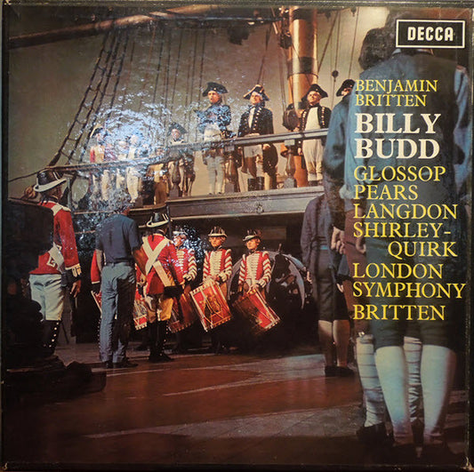 Benjamin Britten - Peter Glossop, Peter Pears, Michael Langdon, John Shirley-Quirk, London Symphony Orchestra, Benjamin Britten : Billy Budd  (3xLP + Box)