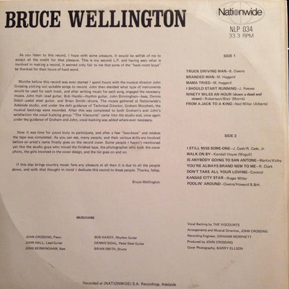 Bruce Wellington : My Kind of Country (LP)