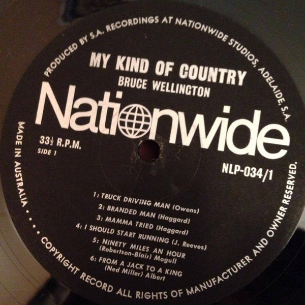 Bruce Wellington : My Kind of Country (LP)