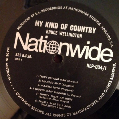 Bruce Wellington : My Kind of Country (LP)
