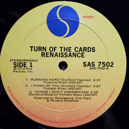 Renaissance (4) : Turn Of The Cards (LP, Album, Mon)