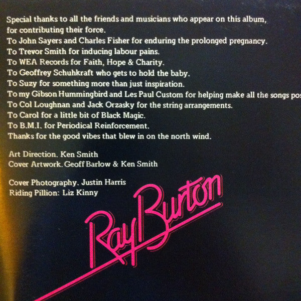 Ray Burton (2) : Dreamers And Nightflyers (LP, Album, Gat)