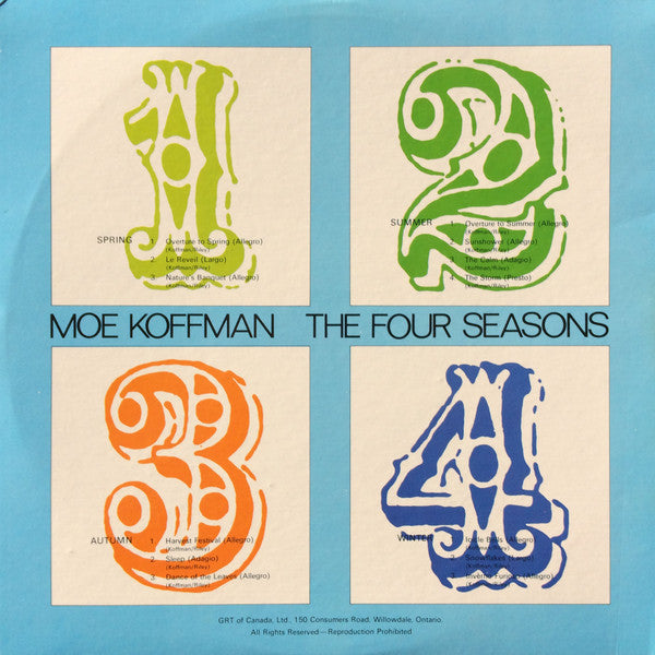 Moe Koffman : The Four Seasons (2xLP, Album, Gat)
