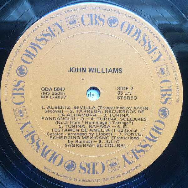John Williams (7) : John Williams (LP, Album)