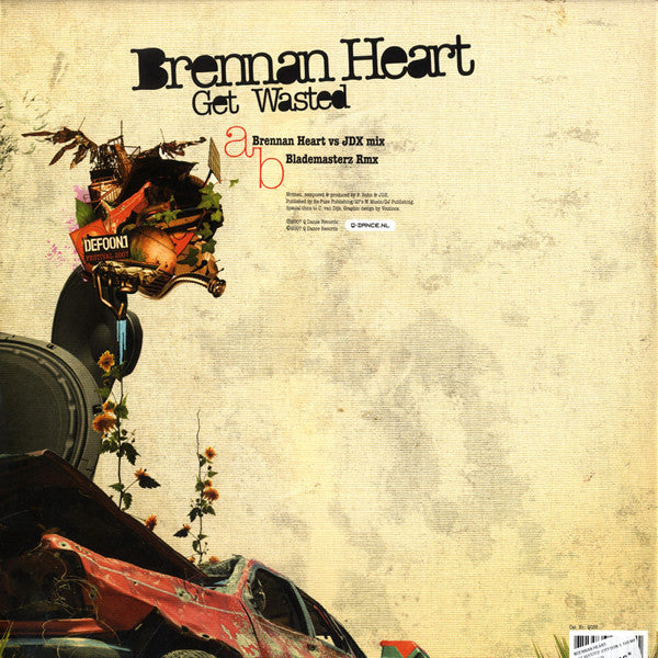 Brennan Heart : Get Wasted (Defqon.1 Festival Anthem 2007) (12")