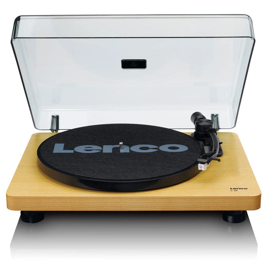 Lenco L-30WD Turntable with USB/PC Encoding - Wood