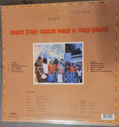 Lee Perry - Roast Fish Collie Weed & Corn Bread - LP, Album, Ltd, Num, RE, RP, Gol - Mint (M)