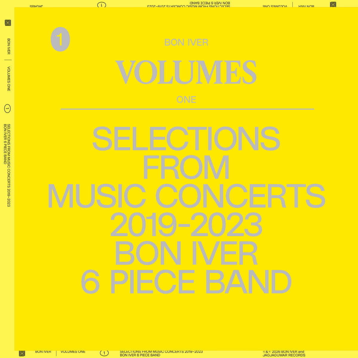 Bon Iver - Volumes: One - Selections From Music Concerts 2019-2023 Bon Iver 6 Piece Band - LP, Comp - Mint (M)