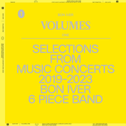 Bon Iver - Volumes: One - Selections From Music Concerts 2019-2023 Bon Iver 6 Piece Band - LP, Comp - Mint (M)